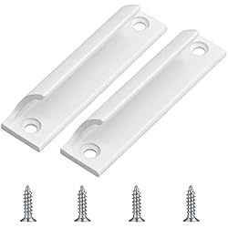 Laughhe 2 Piezas Tirador de Puerta Corredera, Tirador de Cajón Curvado, Manijas Para Puertas Aluminio para Puertas, Ventanas, Armarios, Correderas, Cajones