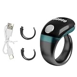 KEWAYO Tasbih Zikr Smart Ring – Contatore di preghiera regolabile, 3 misure (18-22 mm), App & impermeabile, digitale a 4 cifre, promemoria di preghiera per musulmani (smeraldo)