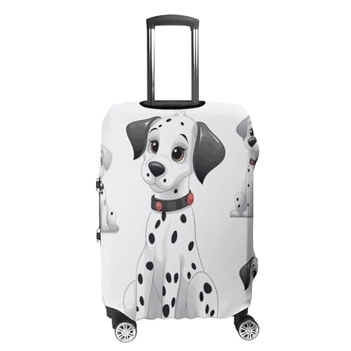 Cute Dalmatian Printed Luggage Cover Protector, Fits 18-32 Inch Luggage4
