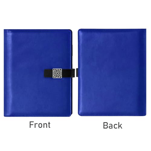 Carnet de notes ligné cuir bleu compact évite les feuilles volantes perdues - 2