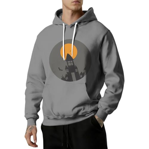 Sudadera con capucha sin mangas para hombre en gris oscuro talla XXXL
