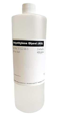 Polyethylene Glycol 400 (PEG 400) 1000ml Poly Bottle