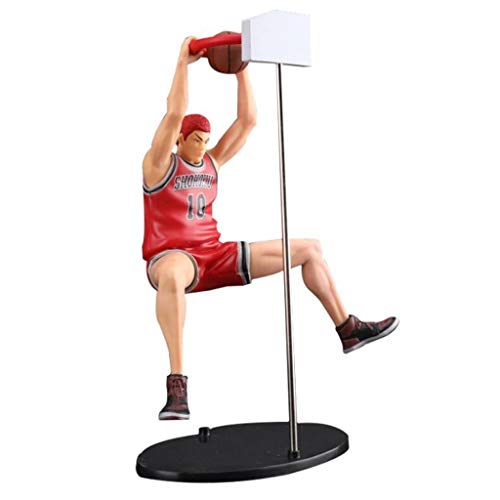 C S Figura de acción de los 31CM CLAVADA Hanamichi Sakuragi Exquisito Paisaje de la decoración Adornos de Resina Crafts muñeca