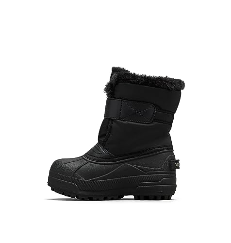 Sorel Youth Unisex Little Children's Snow Commander Boots - Black, Charcoal - Size 6
