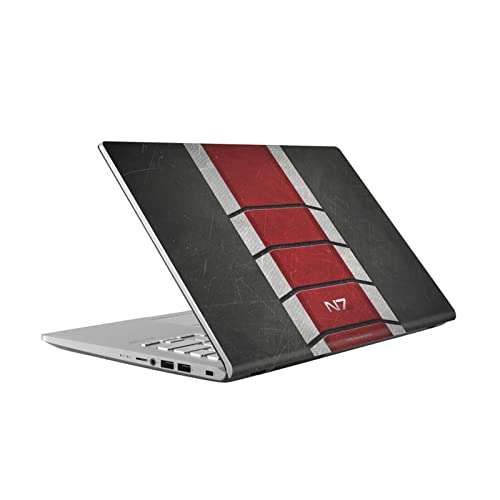 Skin Vinyle Mass Effect N7 pour ASUS Vivobook 14 Découpe Haute Précision Head Case Designs