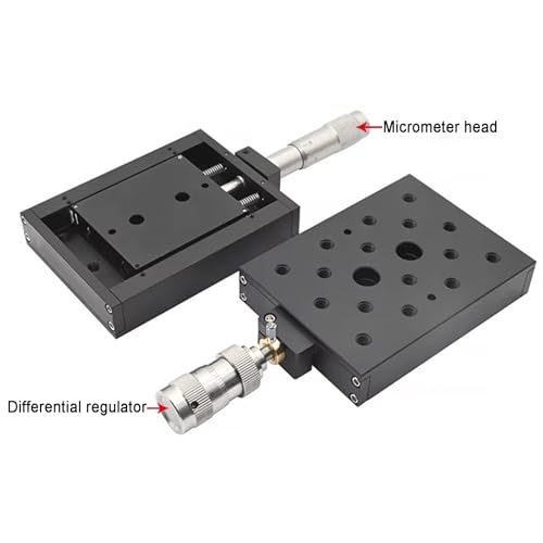 Plate-forme linéaire micrométrique à roulement pour inspection stable