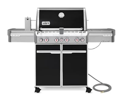 Weber Summit E-670 6-Burner Natural Gas Grill, Black