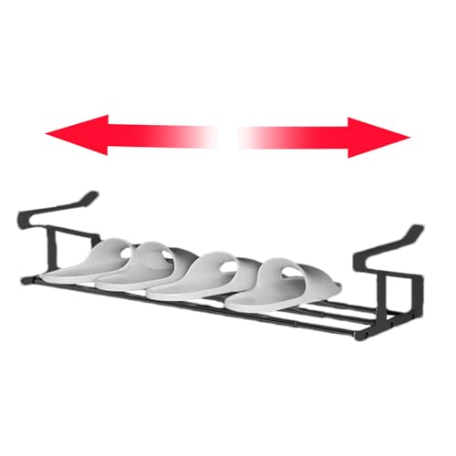 Étagère à chaussures à clipser support empilable plateau rétractable - 8
