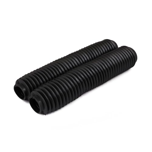 Motorcycle Fork Boots Dust Gator Guard for Dirt Bikes Black