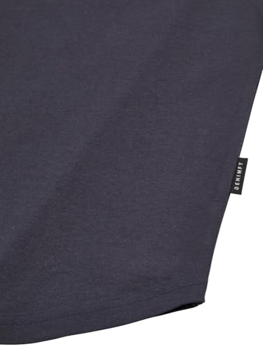 DENIMFY Tshirt Herren lang geschnitten Set 100% Baumwolle Regular Fit DFPaco 4er Pack Basic Rundhals Kurzarm Sommer Tee Shirt, Größe:3XL… – Ansicht 7
