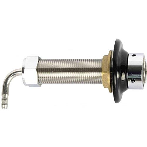 Homebrewers Outpost - D1247 Intertap Faucet Shank - 4 in. Stainless Steel w/nut and Nipple
