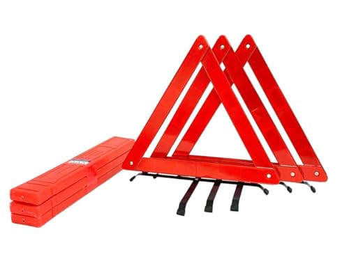 3Pack Triángulos de Seguridad Plegables con Base y Estuche miniatura 5
