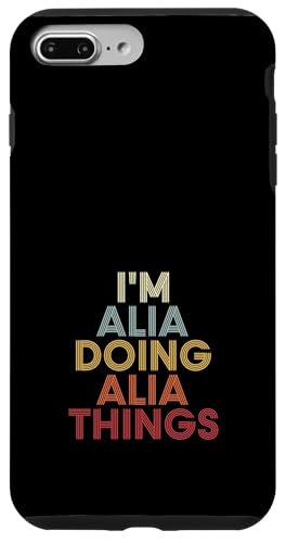 Alia Name Alia Personalized Name First Given �X�}�z�P�[�X iPhone 7 Plus/8 Plus �p