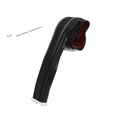 Tira de protección PVC escaleras de antideslizante negra para bordes 2