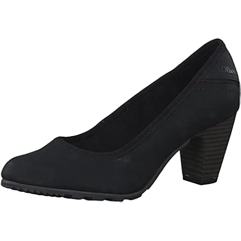 s.Oliver Women's 5-5-22404-20 Pump, Black, 6 UK Cover