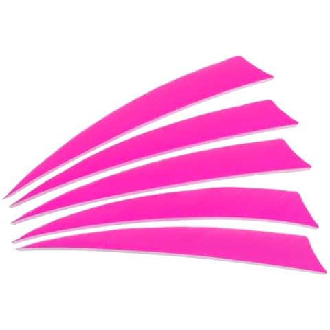 PATIKIL 50 Pack Pink Turkey Feather Vanes Cover