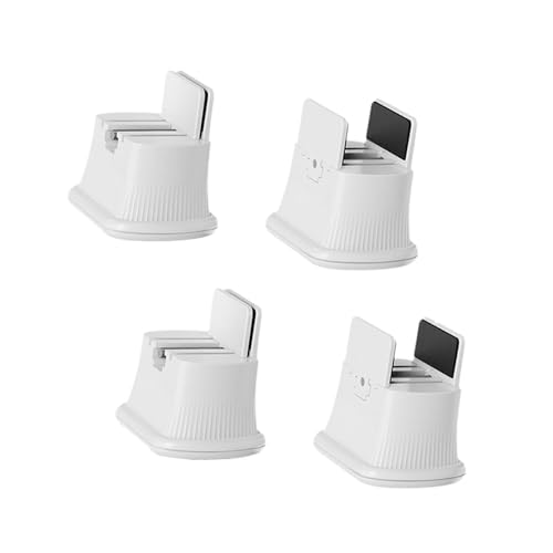 jojomis 4X Bed Risers Furniture Risers Space Saving Lift Sturdy Adjustable for Chair Table Desk Sofa