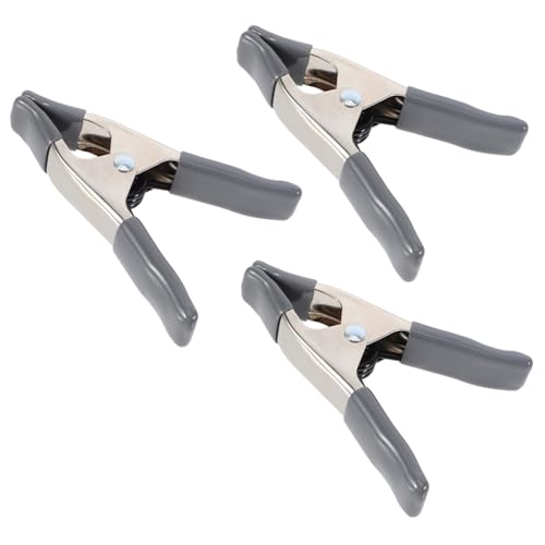 VILLCASE Metal Spring Clamps Heavy Duty Nickel Plated Versatile Use for Woodworking Photography Craft