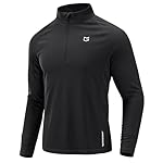 G Gradual Men's Running Shirts Long Sleeve Athletic Shirt Lightweight Quick Dry Quarter Zip Pullover for Men Workout Gym Golf