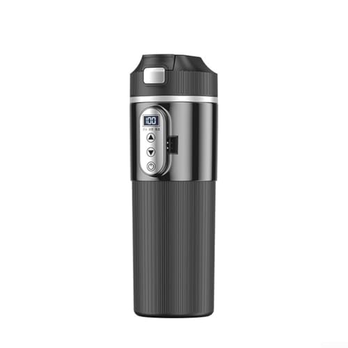 Bouilloire électrique de voyage 12 V 24 V 500 ml avec contrôle de température et sécurité anti-feu pour voitures et camions - Chauffage de boissons...