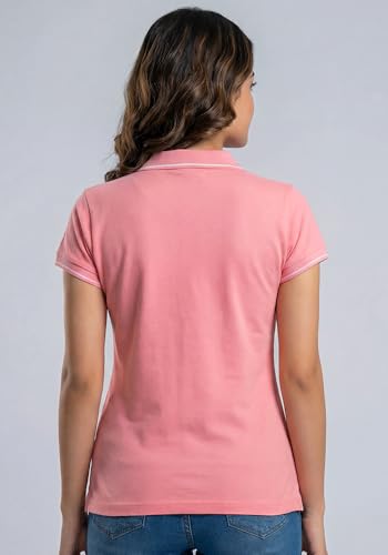 Image of Wear Your Opinion Womens Premium Pique Polo Collar Neck T-Shirt Womens Premium Pique Polo Collar Neck T-Shirt (Design: Tipped Polo)