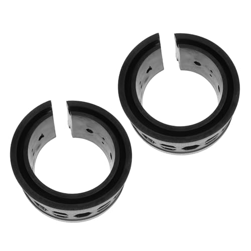 Coussinet amortisseur en caoutchouc noir pour voiture | Entretoise de suspension 2pcs
