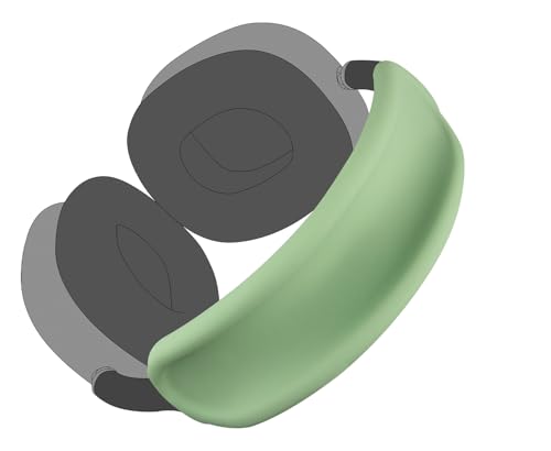 Image of SOULWIT Upgraded Headband Protector for AirPods Max (USB-C /Lightning), Sweat Proof Full Cover for Gym Workouts, (Easy Disassembly Required) - Green