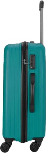 Image of Safari Lancer Hard-Sided Polypropylene 5 Years Warranty Luggage Set of 2 Trolley Bags (55 & 66 cm) (Teal Green, 2PC Set (55 + 66 cm))