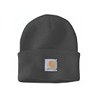 Carhartt Herren Knit Cuffed Beanie Beanie Hat, Schwarz, Einheitsgröße