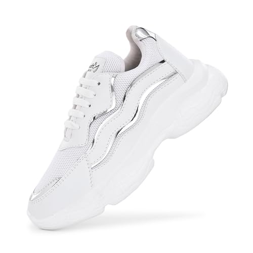 Doctor Walk Sneakers for Women | Shoes for Women | Comfortable & Lightweight | Casual Sneakers Shoes (A9-White) (Size-08) (B0DBLQQ7ZT) Amazon Price History, Amazon Price Tracker