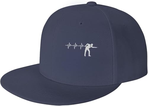 Heartbeat Billiards Adjustable Outdoor Baseball Hat Flat Hat - Main Image
