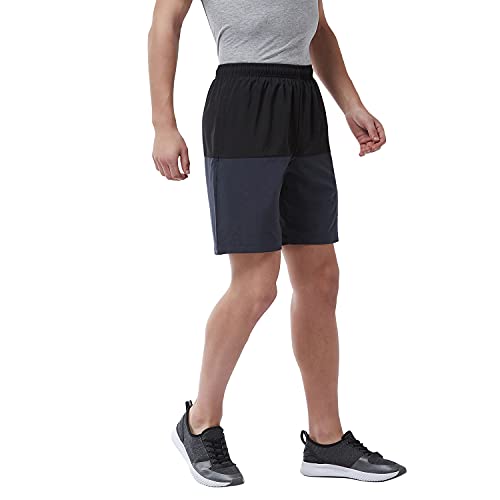Image of Masch Sports Men's Dri-Fit, Moisture Wicking, Lightweight, Regular Fit, Soft Polyester Blend Fabric, Color Block, Sports Wear, Active Wear, Gym, Running & Training Shorts