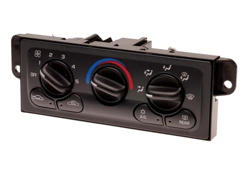 GM Genuine Parts 15-72609 (22626483) Heating and Air Conditioning Control Panel with Rear Window Defogger Switch