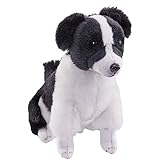 Wild Republic Rescue Dog, Border Collie, Stuffed Animal, with Sound, 5.5 inches, Gift for Kids, Plush Toy, Fill is Spun Recycled Water Bottles
