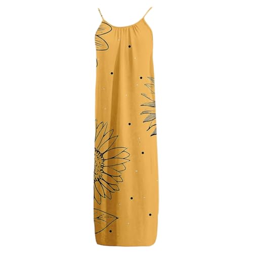 Image of HTHLVMD Backless Cami Dress Summer Dresses for Women 2026 Spaghetti Strap Dresses Womens Solid Color Backless Cami Dress
