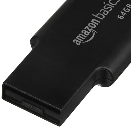 Amazon Basics 64 GB Flash Drive | USB 2.0 E Series | Temperature, Shock and Vibration Resistant | Plastic Body Finish - Image 6