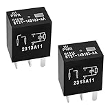 2Pcs Relay 8T2T-14B192-AA, 12VDC 4 Pins Automotive Relay - Reliable OEM Replacement, Compatible for Select Ford Vehicles