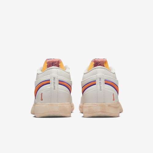 Nike Book 1 "Decade Basketball Shoes (FJ4249-106, Sail/Court Purple/Clay Orange) 6