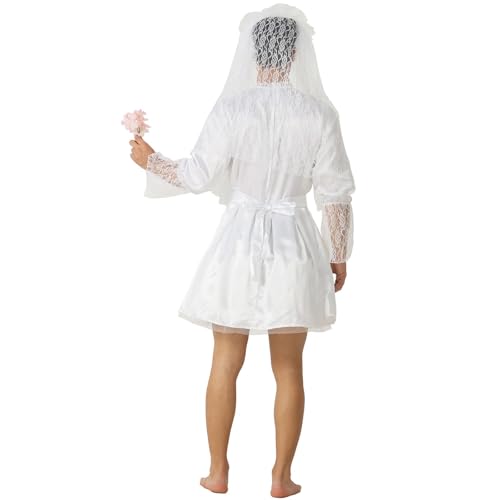 Vestido de novia para hombres que soluciona la falta de talla 2