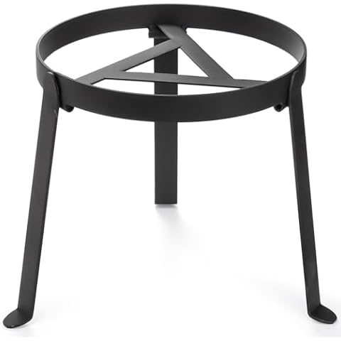 Elsjoy Campfire Tripod, Folding Camping Tripod Grill Open Fire Cooking Stand, Heavy-Duty Tripod Stand for Cast Iron Dutch Oven, Campfire Cooking Cover