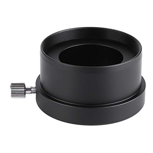 Telescope Eyepiece Adapter, 2" to 1.25" Telescope Eyepiece Mount Adapter Black Metal Accessories Adaptor, as picture shown - Image 3