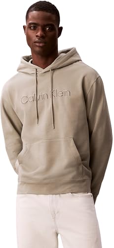 Calvin Klein LS EU 350terryhoodie Lv04lf241g Sudaderas, Beige (Shadow), XXS para Hombre