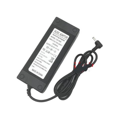 Adaptador de corriente 12V 15A con salida estable de 180W compatible con equipos de 10A 2