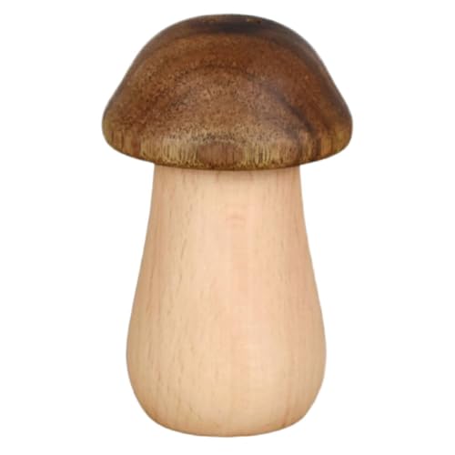 Cabilock Dispensador De Palillos De Dientes De Madera Forma De Hongo Organizador De Almacenamiento Higiénico para Cocina Y Decoración del Hogar
