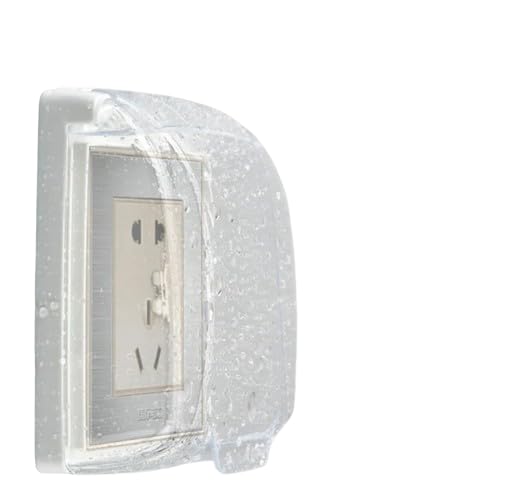 Plate Panel Switch Box Cover Protector | Weatherproof Single Outlet Cover Outdoor Receptacle Protector (pack of 2) (B0D4H56RT5) Amazon Price History, Amazon Price Tracker