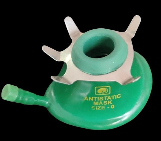 RESUSCITATIONS Anaesthesia Antistatic Anatomical Face Mask – Size 0 (Green) | Anatomical Face Mask for Neonatal Use | Antistatic, Soft Cushion Seal | Ideal for Hospitals & Emergency Kits 2