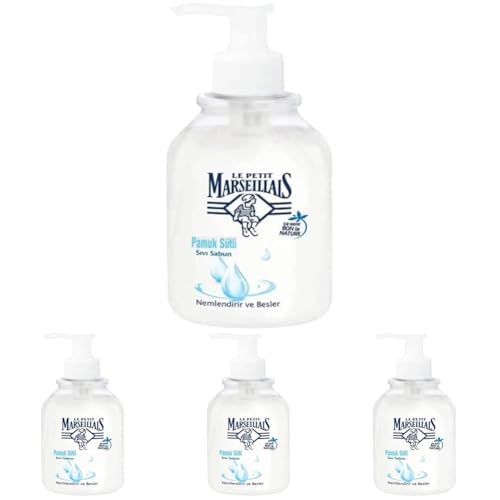 pamuk sütü sıvı el temizleme jeli (500 ml) 4'lü set