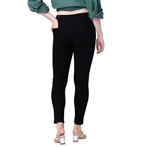 Image of Spykar Women's High Rise Cotton Super Skinny Ankle Length Jeans (Alexa)