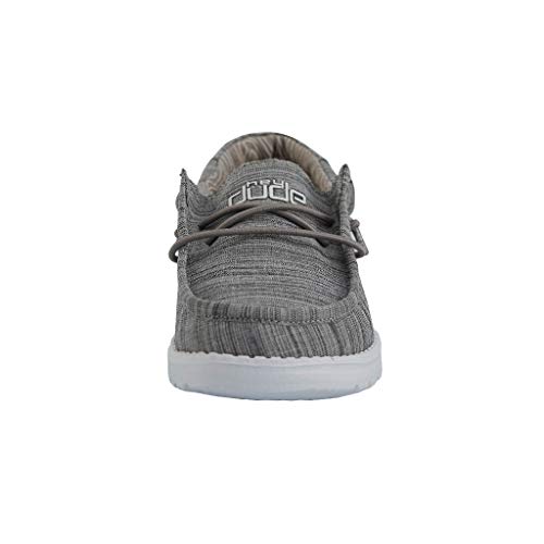 Image of HEYDUDE Wally Toddler Washed Canvas | Boy's Loafers | Boy's Slip On Shoes | Comfortable & Light Weight
