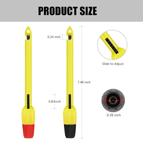 Wire Piercing Probe, Extended 2MM Banana Plug Insulation Piercing Clip Tool for Multimeter Voltage Voltmeter Thermometer Testing(2 Pack) by BUSHIBU - Image 2